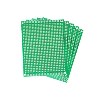 10ШТ Односторонняя печатная плата 7 * 9 см Прототипная плата 7x9 см Зеленые универсальные печатные платы DIY Kit