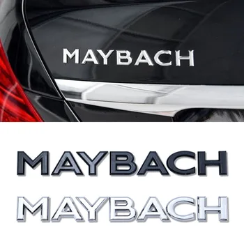 Автомобильные наклейки MAYBACH для Mercedes Benz MAYBACH S400L ремонтируемая наклейка, декоративная этикетка, надпись на хвосте автомобиля, алфавитные аксессуары для надписей на кузове