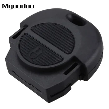 Mgoodoo 2-кнопочный пульт дистанционного управления для автомобильных ключей, чехол-накладка, флип-брелок для Nissan Micra Almera Primera X-Trail, Автозамена автомобильных чехлов