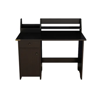 Компьютерный стол с ящиком и выдвижными ящиками, деревянный Домашний офисный стол, столы для руководителей с полкой, письменный рабочий стол с ящиком для файлов