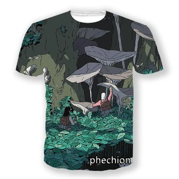 phechion, Новая Модная Мужская/Женская футболка Scavengers Reign С 3D Принтом И коротким рукавом, Повседневная Летняя футболка в стиле Хип-Хоп, Топы S189