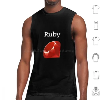 Майки для программирования Ruby из хлопка с принтом Ruby Programming Programmer Developer