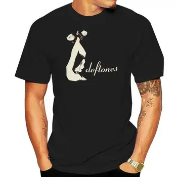 Новая мужская футболка Deftones, черная или темно-серая, с рукавами от S до 2xl, хлопковая модная футболка