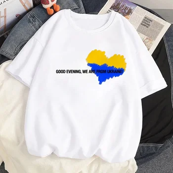 Ukraini Футболка с флагом Украины, женские графические футболки, женская уличная одежда 2022, эстетическая футболка ulzzang, футболки с графическими футболками, женские