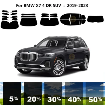 Предварительно Обработанная нанокерамика car UV Window Tint Kit Автомобильная Оконная Пленка Для BMW X7 G07 4 DR SUV 2019-2023