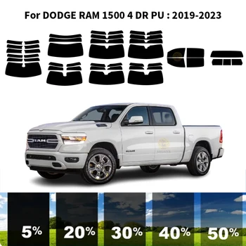 Предварительно обработанная нанокерамика, комплект для УФ-тонировки автомобильных окон, автомобильная пленка для окон для DODGE RAM 1500 4 DR PU 2019-2023