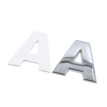 X Autohaux 3D металлическая наклейка с буквенным алфавитом в форме эмблемы, значка, букв, цифр, логотипа, автомобильных наклеек, наклеек для укладки автомобилей