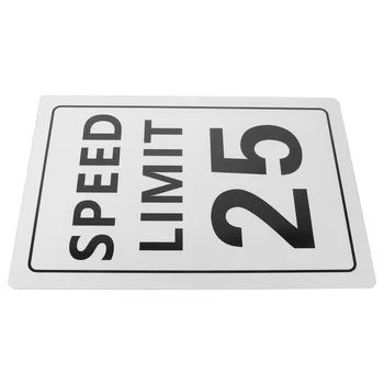 Знак ограничения скорости 25 миль/ч, дорожный знак 