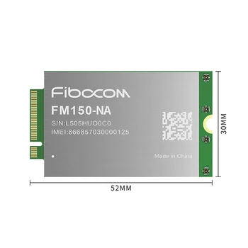 Модуль Fibocom FM150-NA 5G Чипсет Qualcomm SDX55 SA/NSA 5G NR Суб-6-полосный модем LTE Cat20 M.2 для Северной Америки MIMO GNSS Reveiver