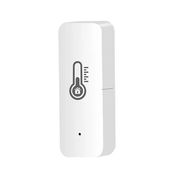 Tuya Wifi Датчик температуры и влажности Датчик влажности в помещении Мониторинг приложения для Alexa Google Home Voice