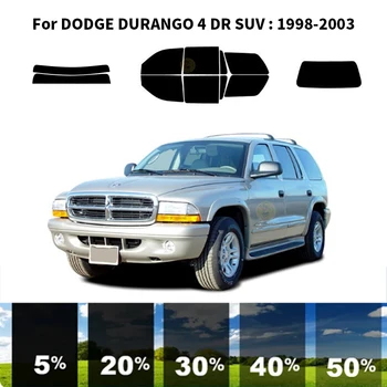 Комплект для УФ-тонировки автомобильных стекол из нанокерамики для внедорожника DODGE DURANGO 4 DR 1998-2003 гг.