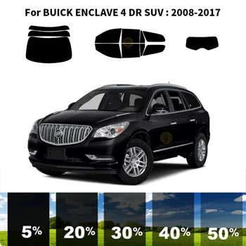 Предварительно Обработанная нанокерамика car UV Window Tint Kit Автомобильная Оконная Пленка Для BUICK ENCLAVE 4 DR SUV 2008-2017